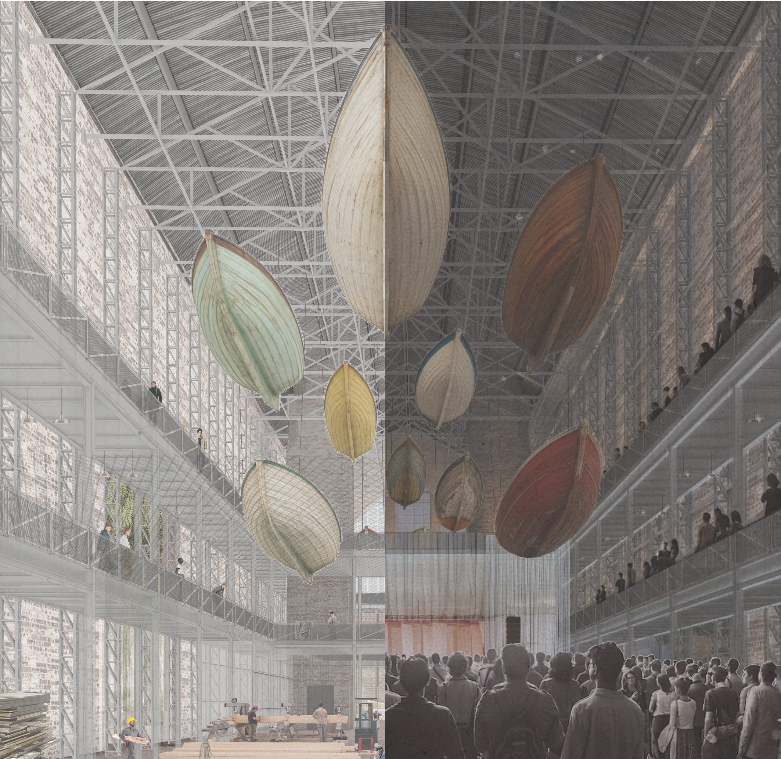 Thomas Massey, South Turbine Hall - Day and Night or Weekday and Weekend