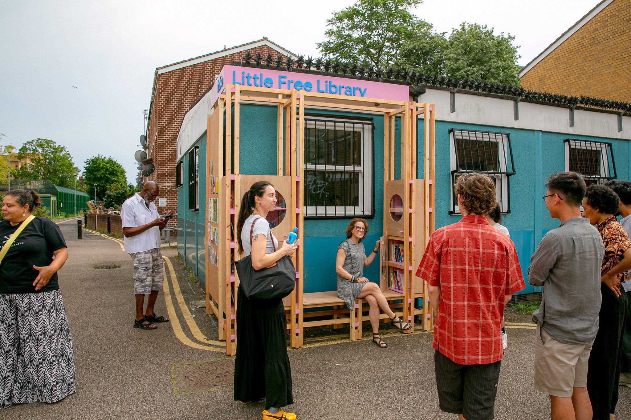 The Little Free Library, Dalston Garden Estate